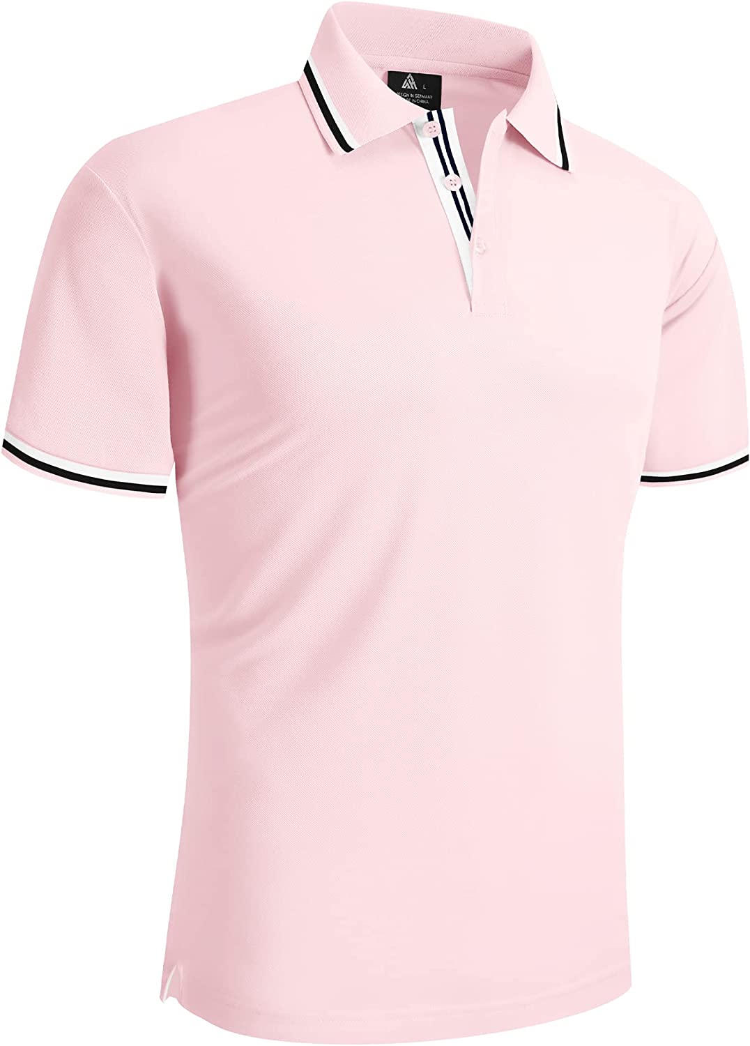 V VALANCH Golf Polo Shirts for Men Short Sleeve Moisture Wicking Summer Casual Collared Shirts Tennis Polo - Image 2